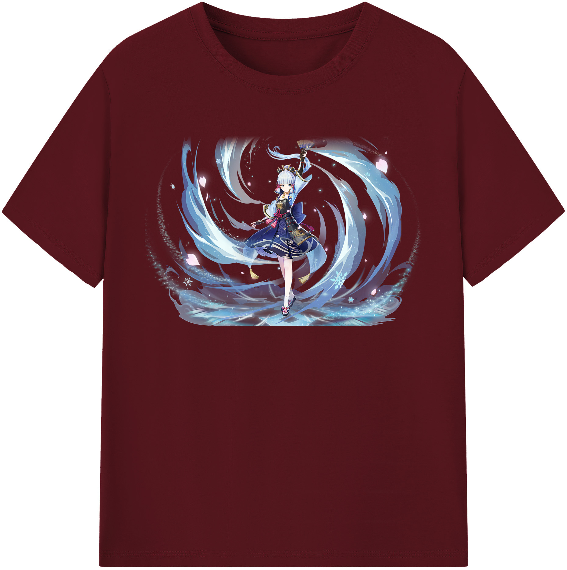 げんし神 神里綾華 神宮寺レン genshin Kamimiya Ren 綿100％半袖Tシャツ（フロントプリント）